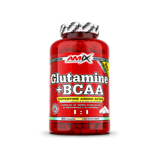 AMIX GLUTAMINE+BCAA 360 CAPS