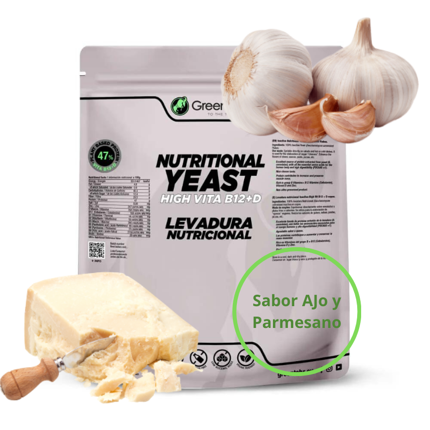 Levadura Nutricional Ajo Parmesano Green Tahr