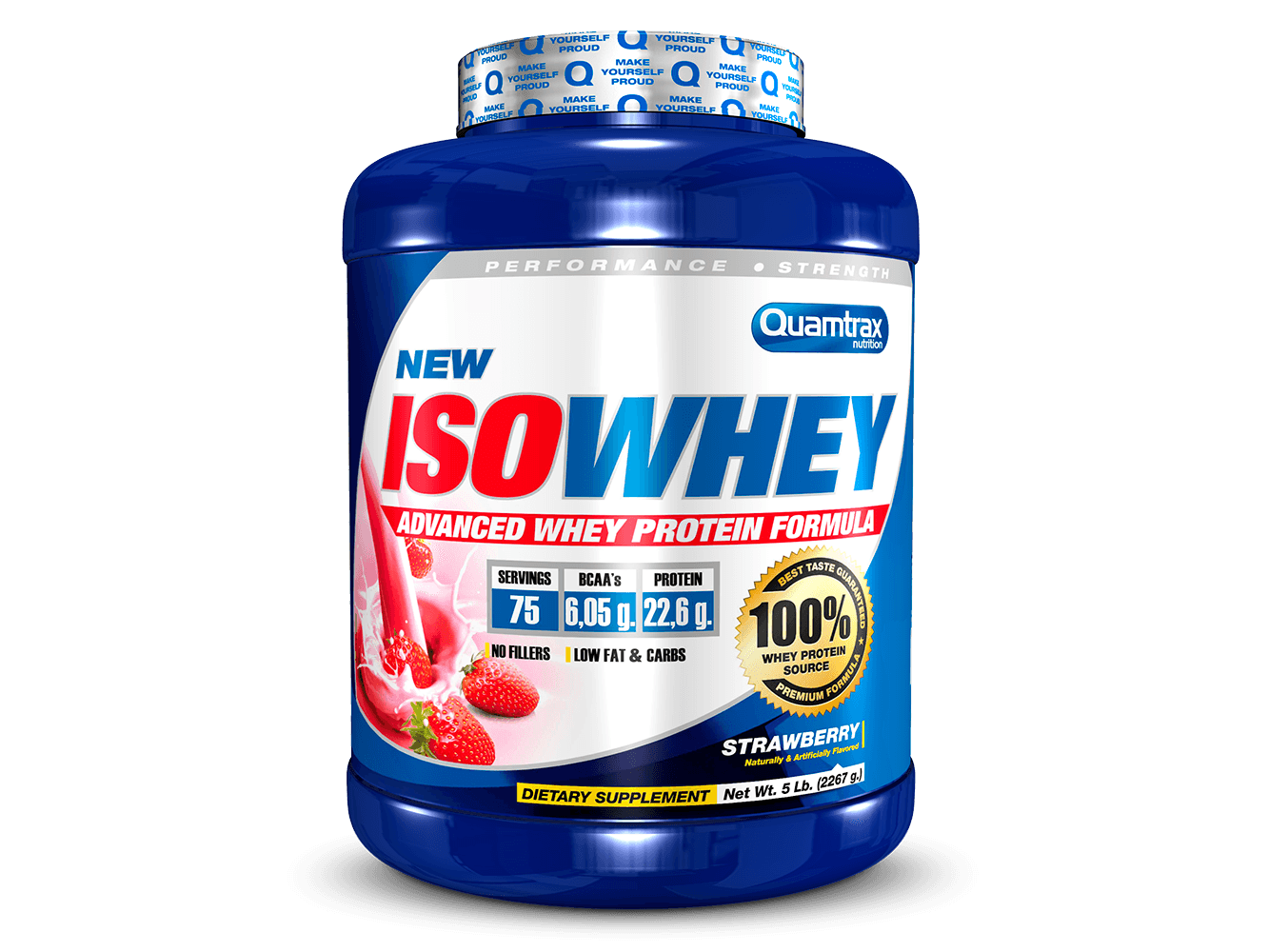 Quamtrax Iso Whey 5 Lb (2,3Kg)