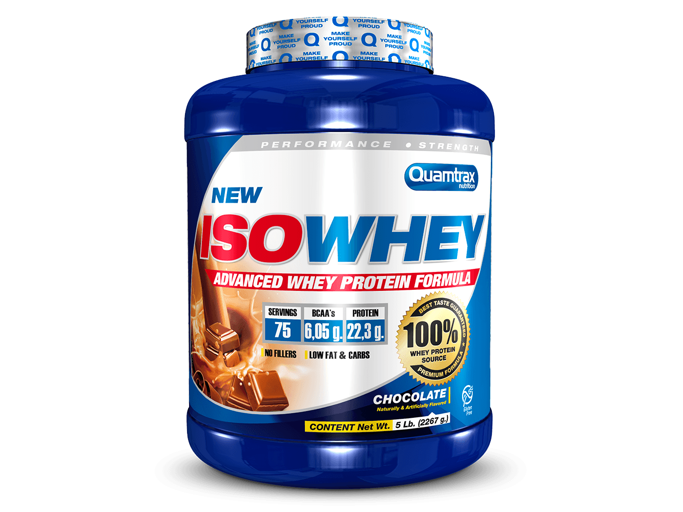 Quamtrax Iso Whey 5 Lb (2,3Kg)